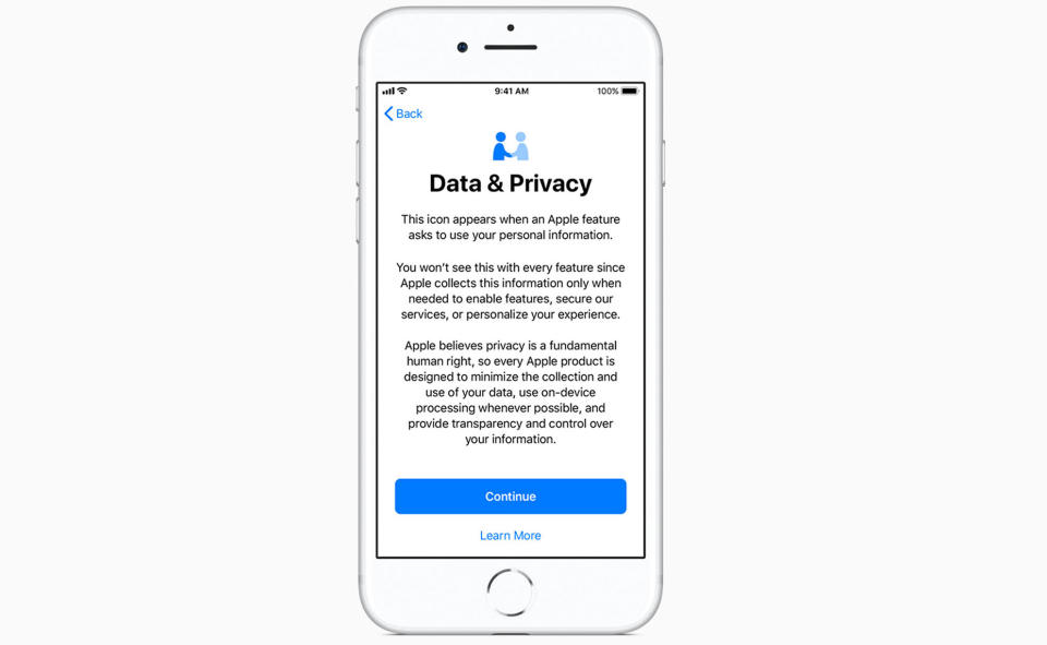 In iOS 11.3 (and macOS 10.13.5), Apple has introduced a new data and privacy