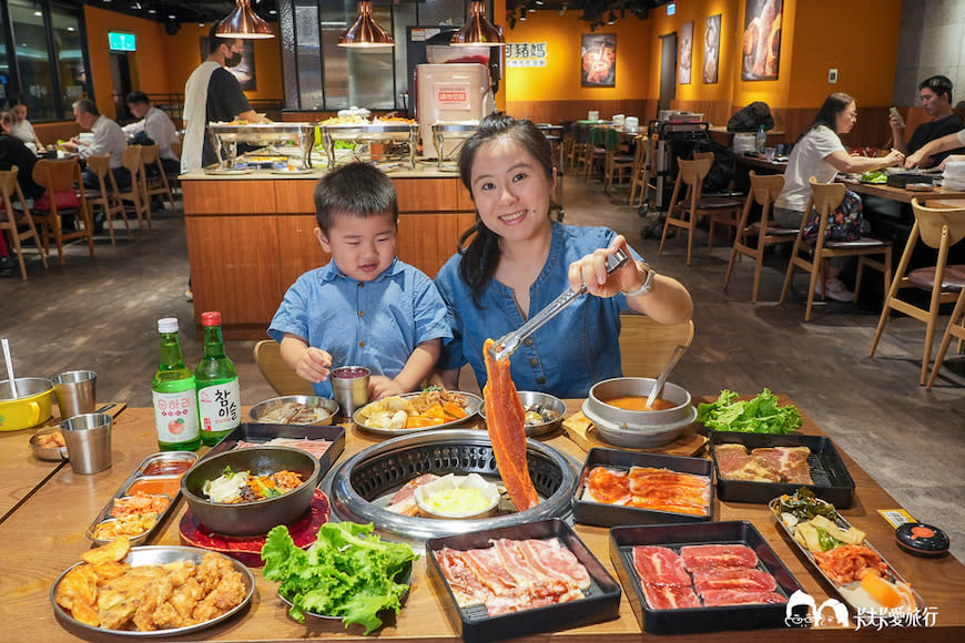 台北｜阿豬媽아줌마韓式烤肉吃到飽-北車店