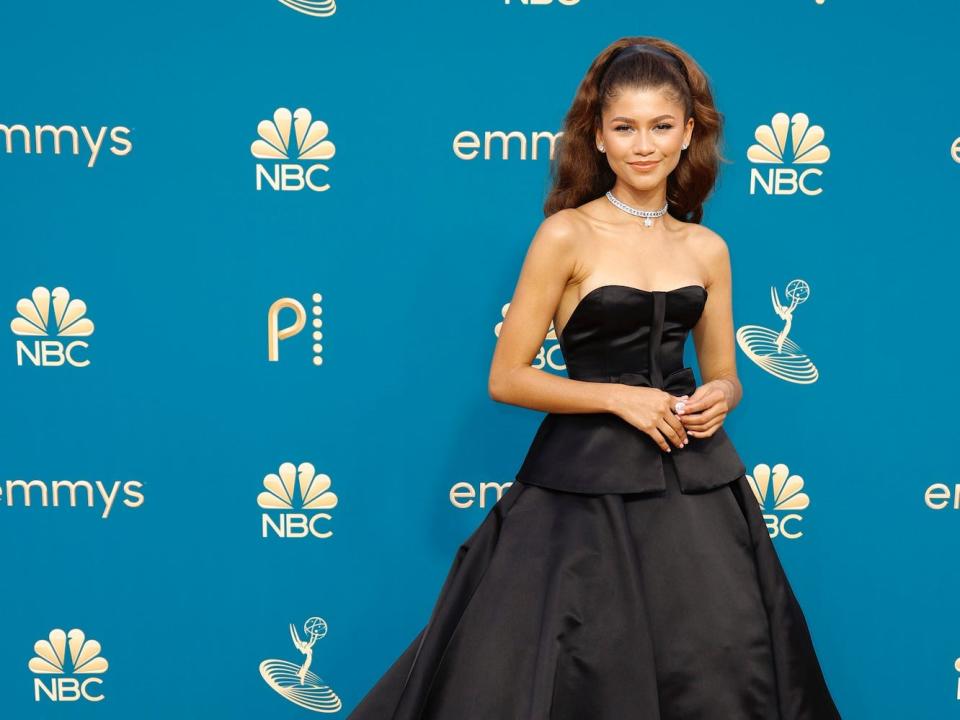 Zendaya attends the 2022 Emmys.