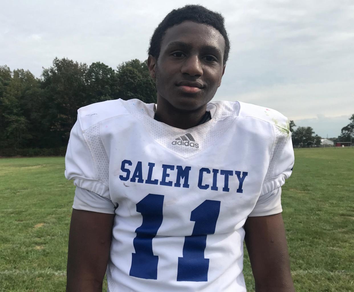 Salem's Amare Smith had a forced fumble and recovered one that he took for a touchdown during a 35-14 victory over Penns Grove on Saturday.