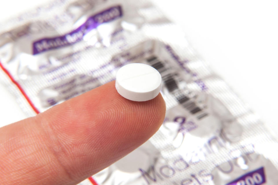 E3K407 Modafinil or Modalet tablets.