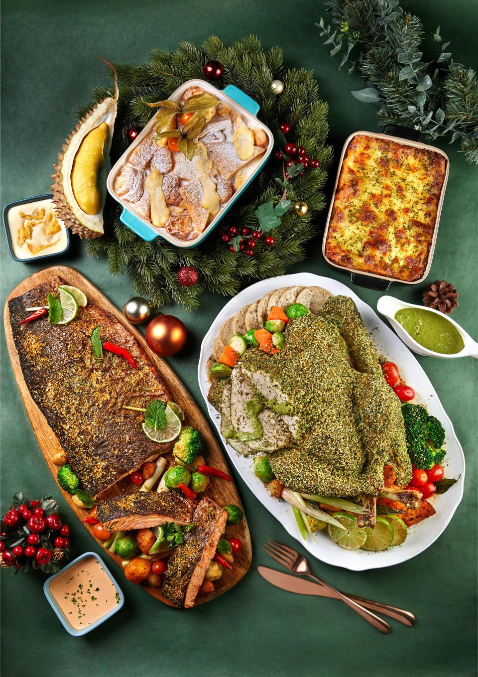 Christmas menu by Stamford Catering. (PHOTO: Stamford Catering)