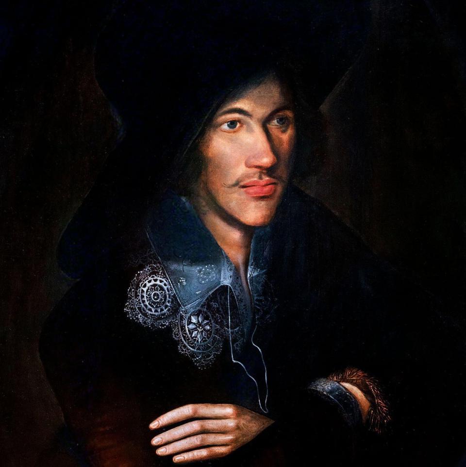 The poet John Donne (c1595) by an unknown painter