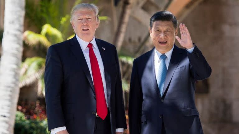 Trump recibió en Mar-a-Lago a líderes internacionales como el presidente de China, Xi Jinping