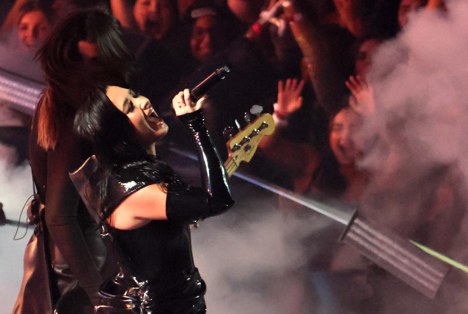 Demi Lovato bei den 2023 MTV Video Music Awards (Bild: Reuters)