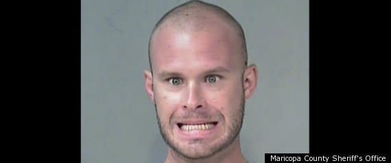 Reid <a href="http://www.huffingtonpost.com/2011/05/30/randon-reid-shoots-airplane_n_868725.html" target="_blank">allegedly shot an airplane while it was parked in a Phoenix, </a>Ariz., airport in May 2011, and then fled in a car. A police chase ensued, ending at Reid's home. He was charged with driving under the influence and felony flight. 