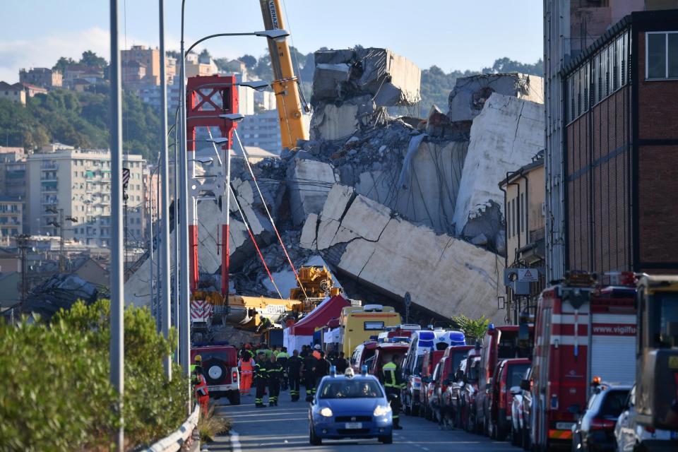 The Genoa bridge collapse is Italy’s Grenfell – and the government is too busy scapegoating migrants to get to the bottom of why it happened