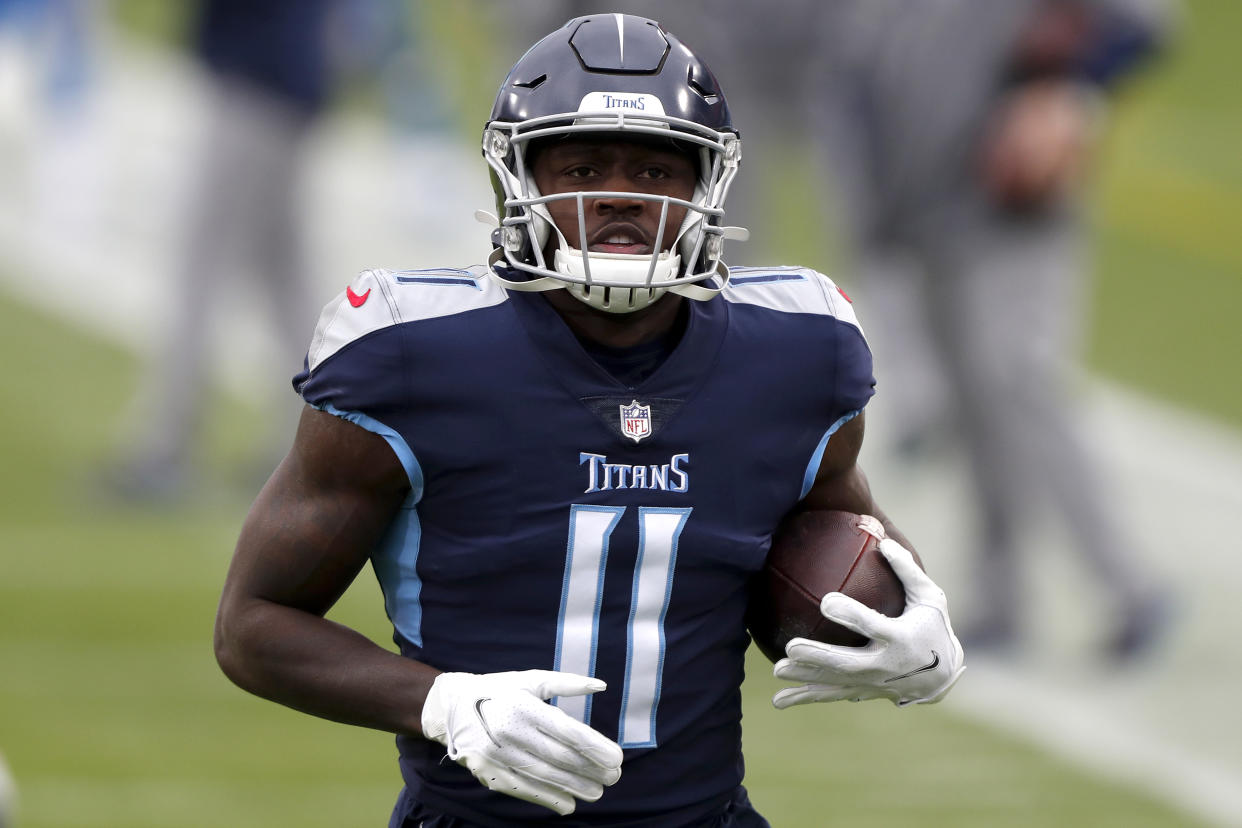 Wide receiver A.J. Brown #11 of the Tennessee Titans 