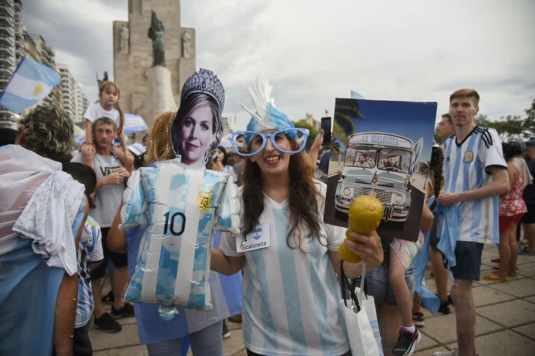 Festejos por Argentina v Países Bajos. 09/12/22