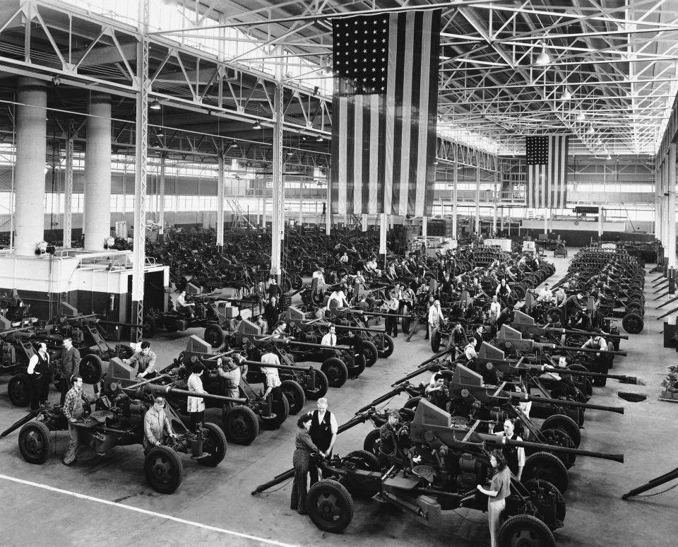 WWII weapons manufacturing
