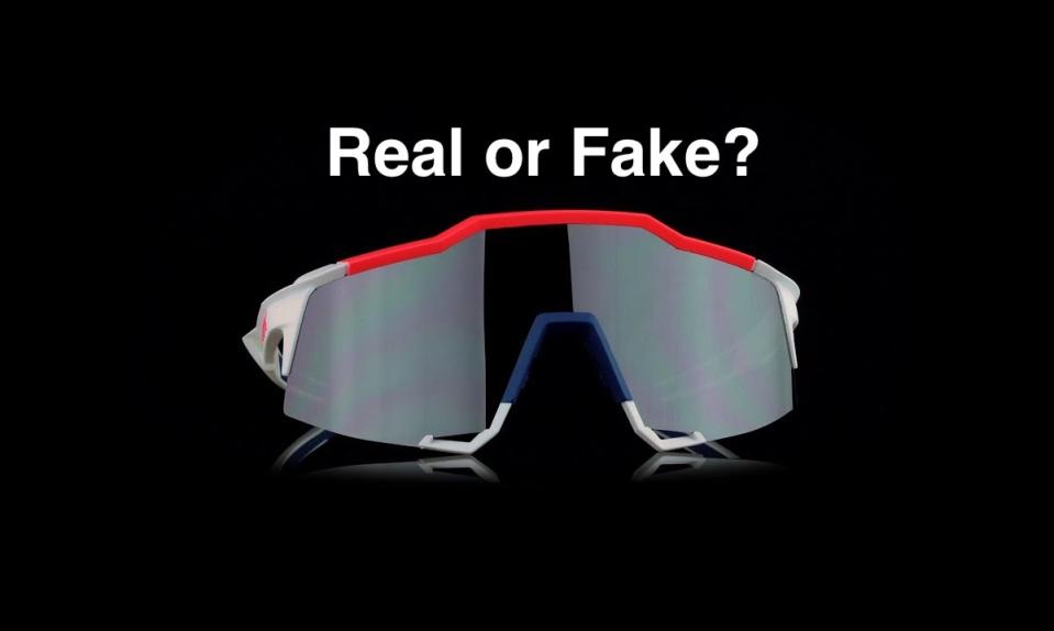 In this case, they are real. But many brands like sunglasses company 100% find themselves in an uphill battle against cheap knockoff products that come from China. (100%/Yahoo Finance)