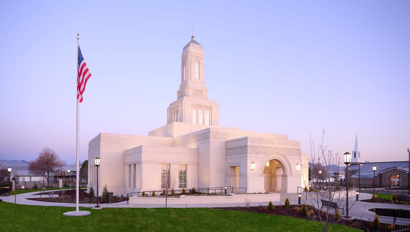 The Helena Montana Temple is the first modular temple for The Church of Jesus Christ of Latter-day Saints. The new innovation gives the church another option for building its holiest structures more efficiently, faster and at less cost, Elder Arnulfo Valenzuela said during a media tour of the temple on Monday, May 15, 2023.