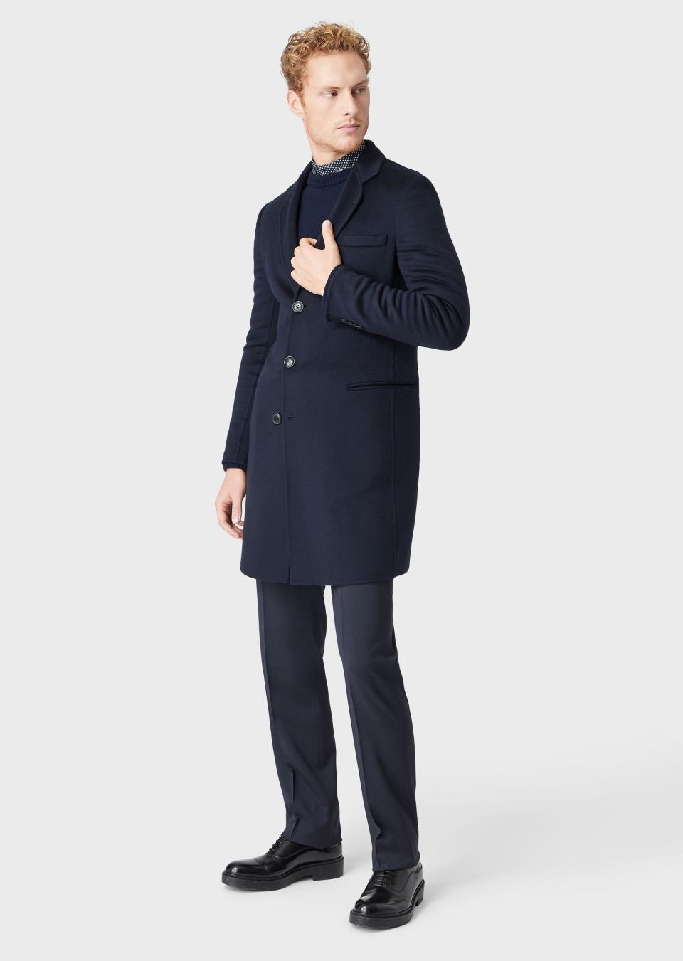 4) Long Cashmere Coat