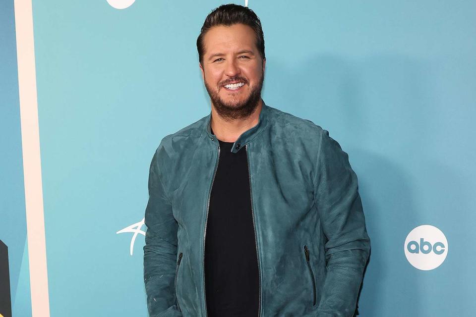 <p>Monica Schipper/Getty Images</p> Luke Bryan in Los Angeles on April 22, 2024