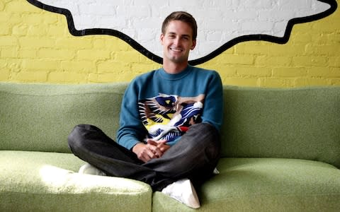 Snapchat CEO Evan Spiegel - Credit: &nbsp;AP