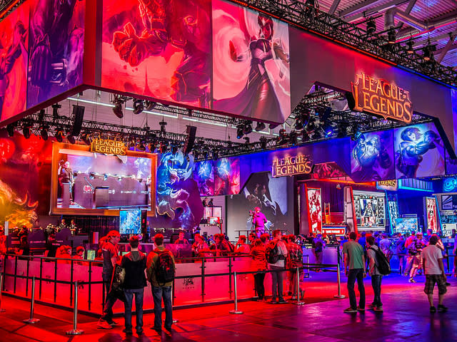 League of Legends booth at Gamescom 2013