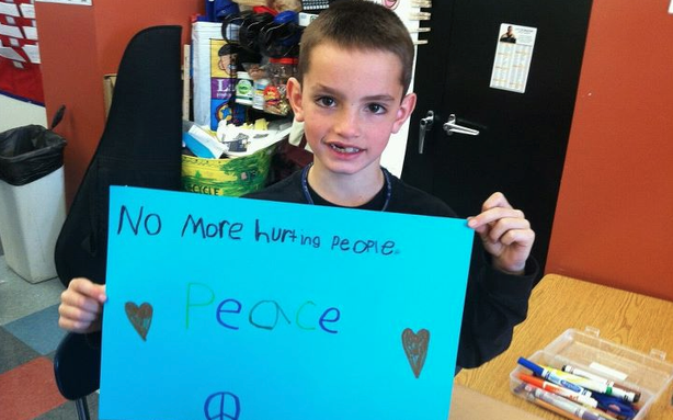 Remembering 8-Year-Old Martin Richard, in Chalk, Peace, and Tears