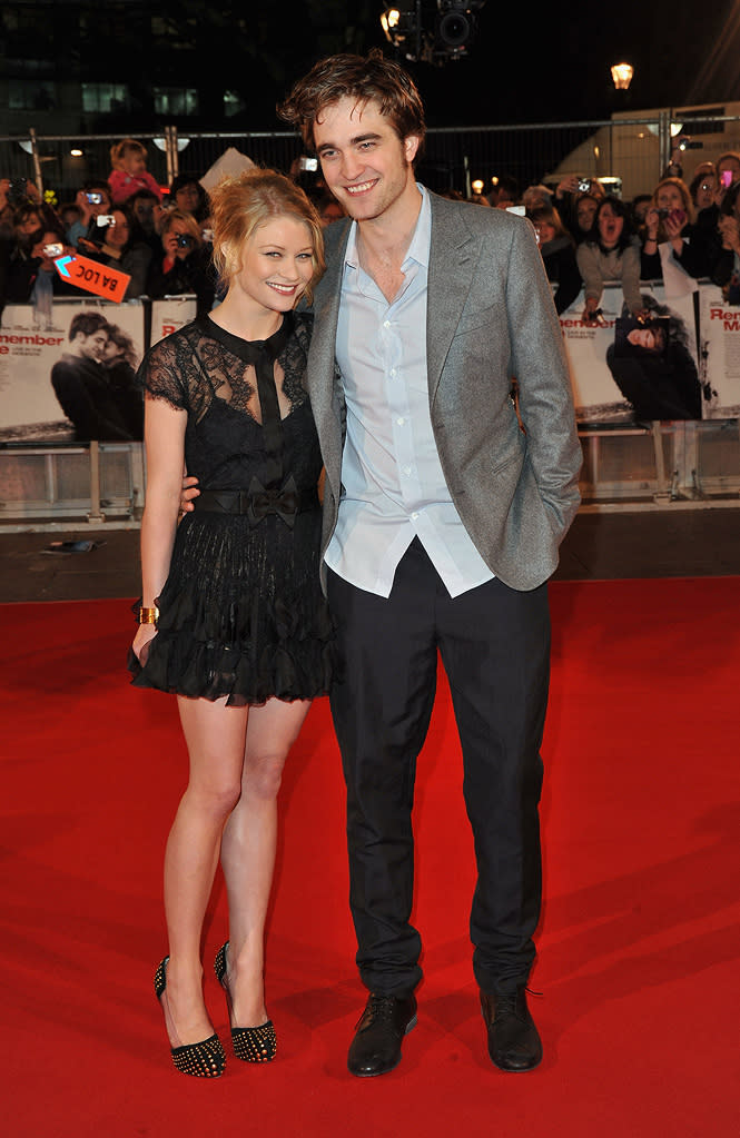 Remember Me UK premiere 2010 Emilie de Ravin Robert Pattinson