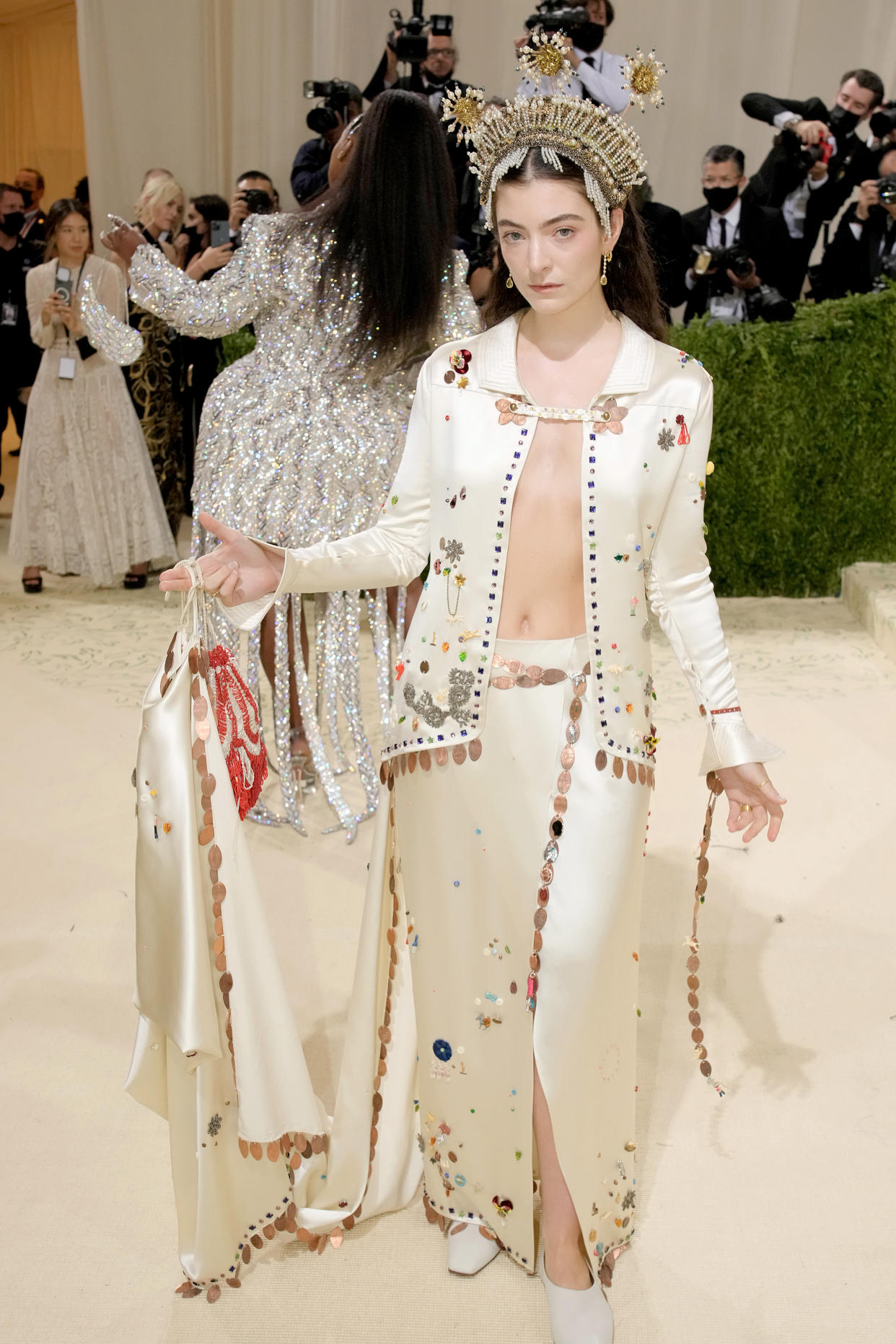 The 2021 Met Gala Celebrating In America: A Lexicon Of Fashion - Arrivals (Jeff Kravitz / FilmMagic)