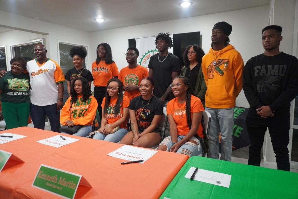 The Alachua County chapter of the Florida A&M University National Alumni Association hosted its commitment ceremony recognizing the largest incoming freshmen cohort from Alachua County to date.
(Credit: Photo provided by Voleer Thomas)