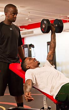 Brandon Jennings has increased his strength and vertical leap while training in Baltimore