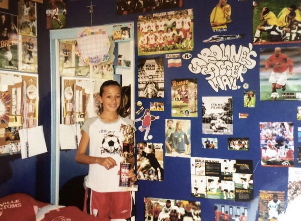 Salame has loved soccer since the age of 10, and for a long time her identity revolved around the sport. (Photo courtesy of Caroline Salame)
