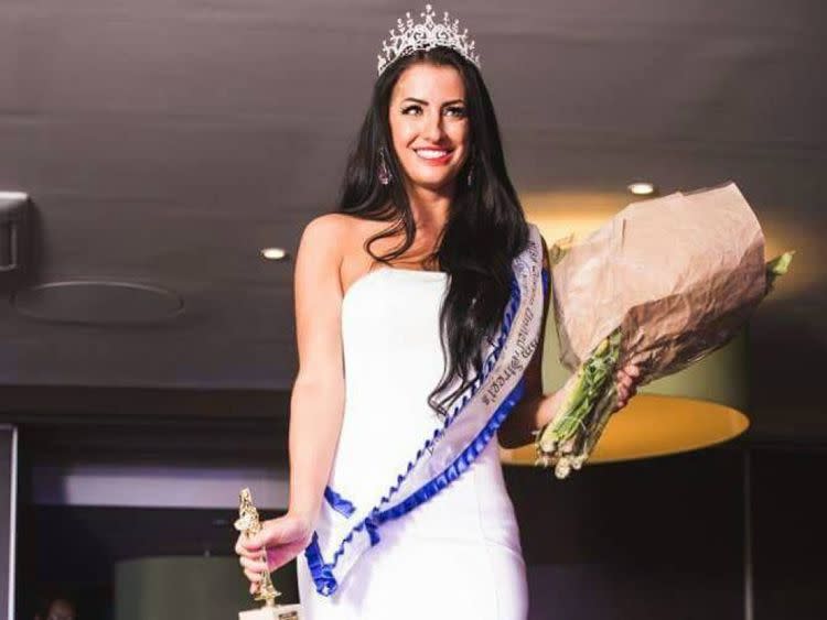 Kerri Parker won Miss UK in 2016. Pic: Twitter/Itskerriparker