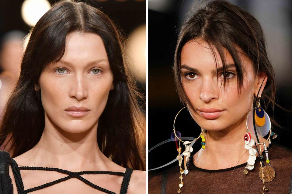 Bella Hadid’s Impromptu Photoshoot With Emily Ratajkowski Included Itty Bitty Bras and the Lowest Rise Skirts