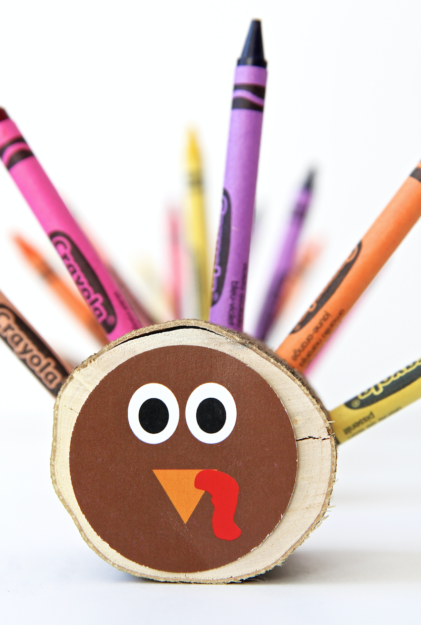 DIY Crayon Turkeys