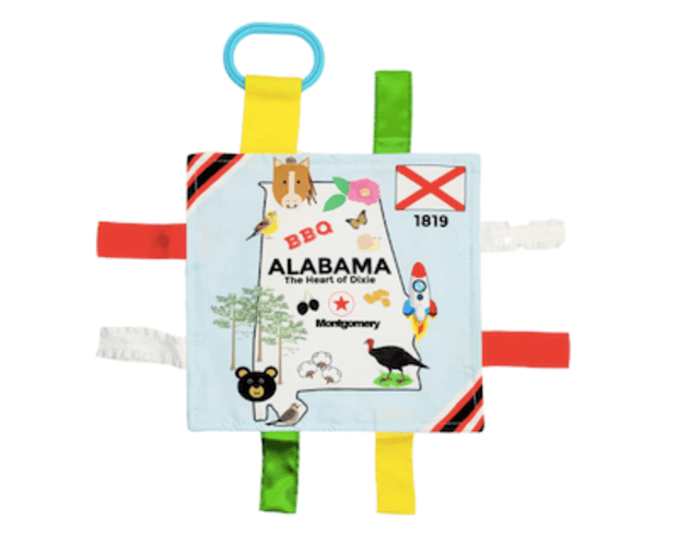 <p>Help your baby rep their home state.</p><p><strong><a href="https://www.amazon.com/dp/B096T2KY4K?th=1&linkCode=ll1&tag=parade03-20&linkId=105550df1741bb8f3c3a70db88010678&language=en_US&ref_=as_li_ss_tl" rel="nofollow noopener" target="_blank" data-ylk="slk:The Learning Lovey U.S. State Facts Sensory Tag Crinkle Stroller Toy (Pick Your State), $13.95 on Amazon;elm:context_link;itc:0;sec:content-canvas" class="link ">The Learning Lovey U.S. State Facts Sensory Tag Crinkle Stroller Toy (Pick Your State), $13.95 on Amazon</a></strong></p><p>Amazon</p>