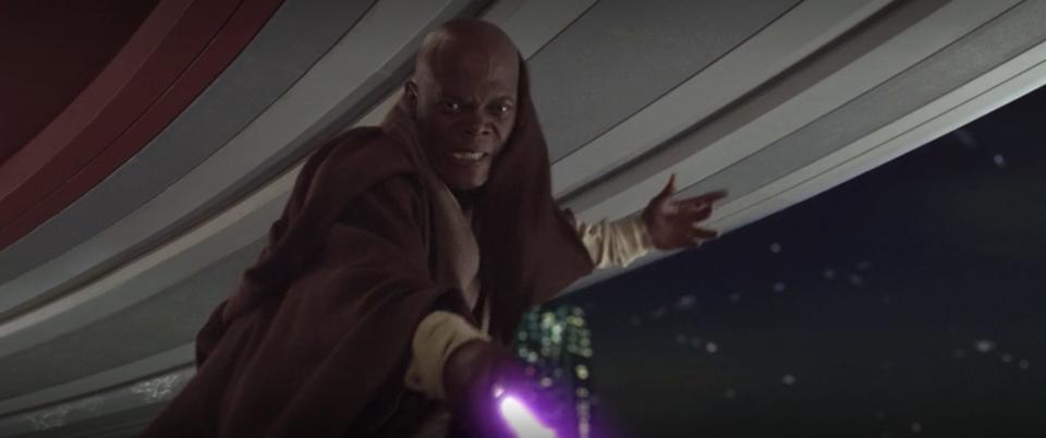 Star Wars Ep III Samuel L. Jackson Mace Windu