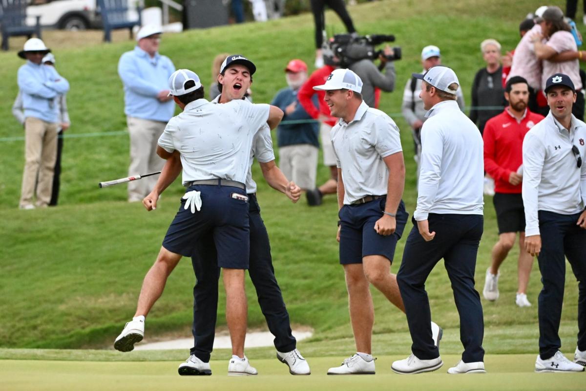 Auburn beats Florida State to win 2024 NCAA Men’s Golf Championship, first in school history