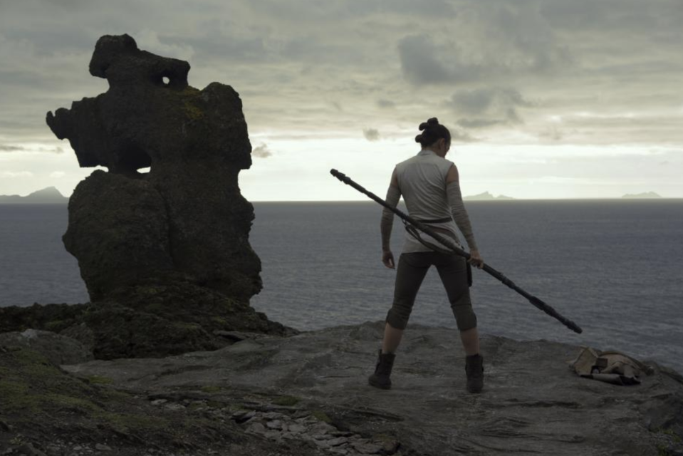Daisy Ridley as Rey in <i>Star Wars: The Last Jedi</i>. (Photo: Lucasfilm)