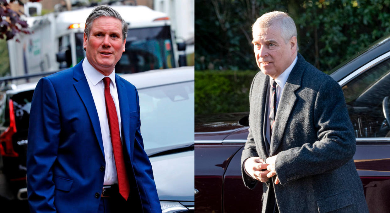 Sir Keir Starmer said Andrew should cooperate with US authorities. (Getty images)