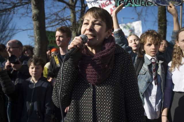 Climate change protest