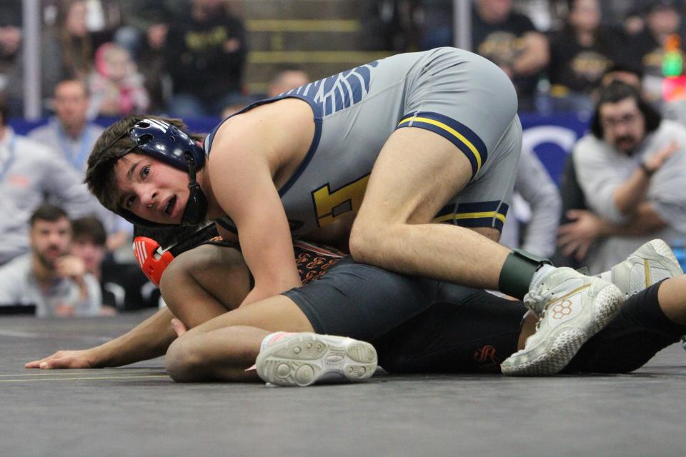 Hartland freshman Bodie Abbey will wrestle for the state Division 1 championship at 113 pounds.