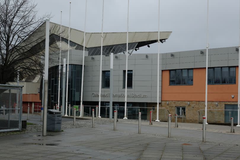 Gateshead International Stadium.