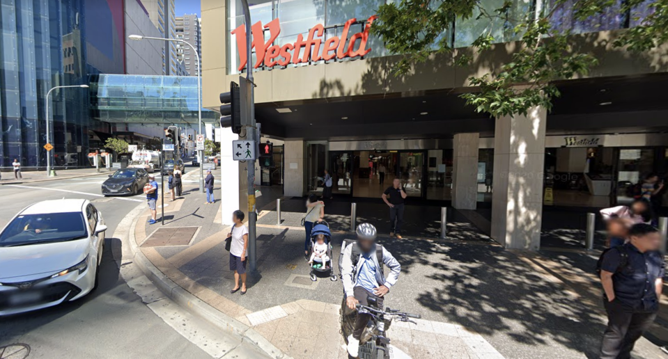 Pictured is the exterior of the Westfield shopping centre in Parramatta, Sydney. Source: Google Maps