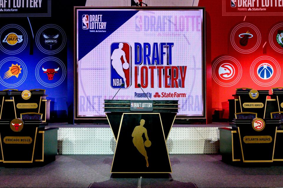 The NBA draft lottery, where dreams came true for the Pistons last year.