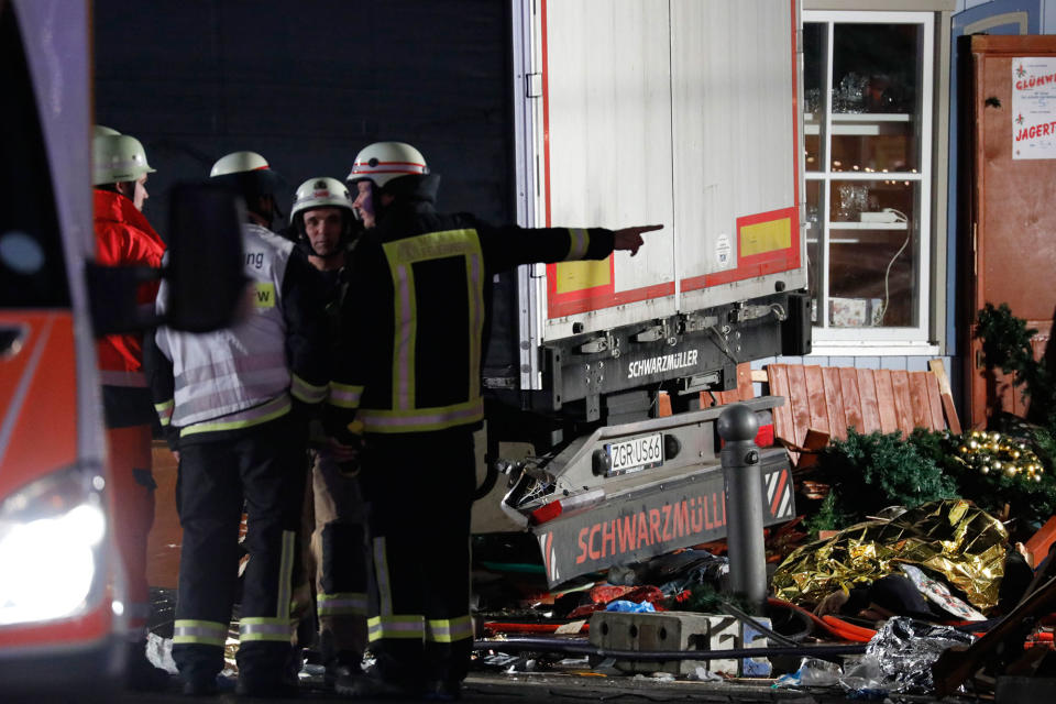 Truck attack at Berlin Christmas market