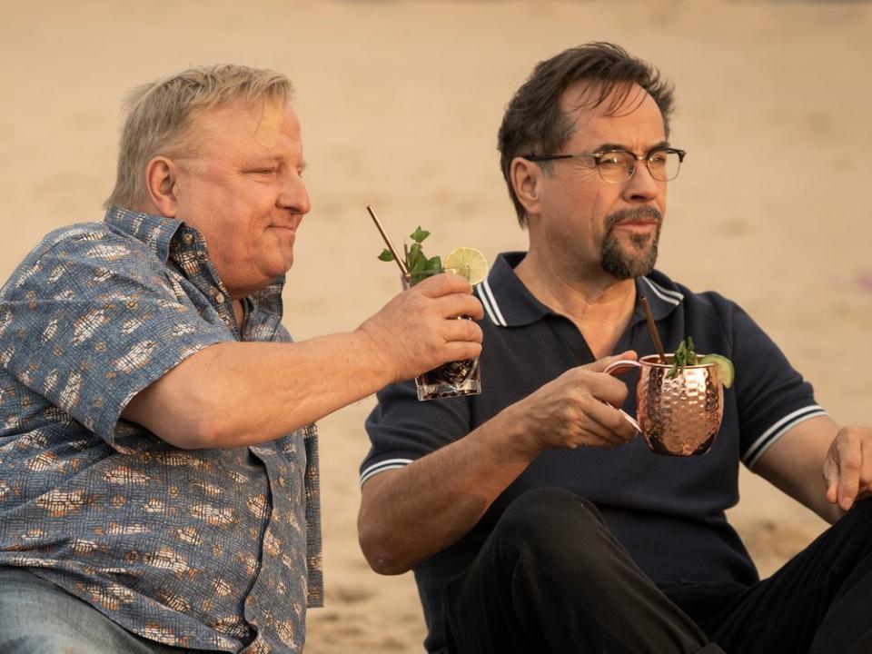 Axel Prahl und Jan Josef Liefers haben am Sonntagabend mit ihrem 