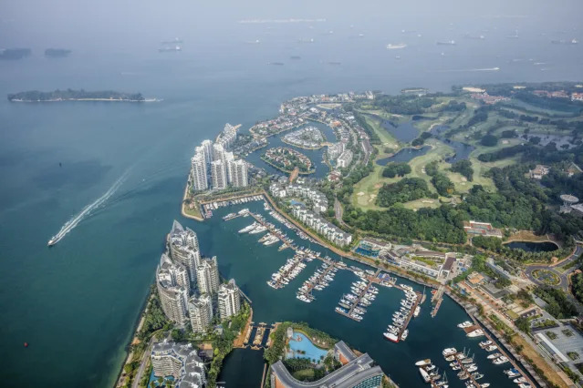 Luxury property developments on Sentosa Island. Photographer: Darren Soh/Bloomberg