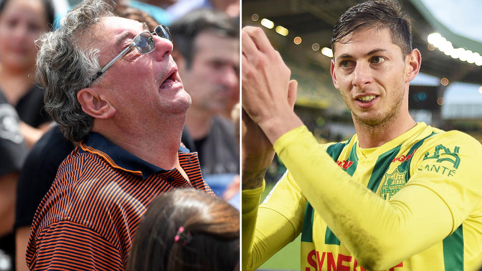 The father of the late Emiliano Sala, Horacio, has died suddenly of a heart attack, aged 58. Pictures: Getty Images