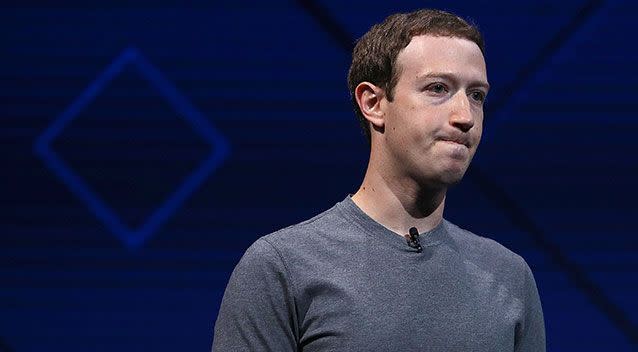 Facebook CEO Mark Zuckerberg. Source: Getty Images