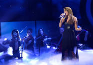 Angie Miller performs "Cry Me a River" on the Wednesday, April 24 episode of "American Idol."