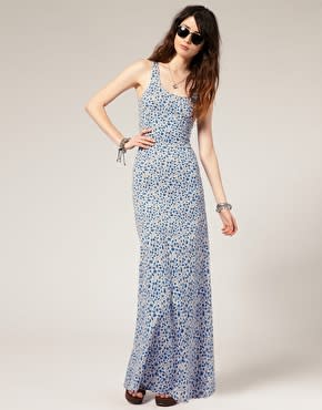 Minkpink 'Liberty Blues' Floral Maxi Dress, $75.31, at asos