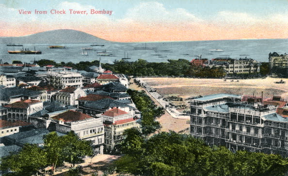 View from the Clock Tower, Bombay, India, early 20th century.