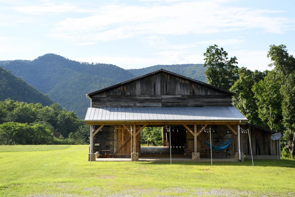 An old tobacco barn has been turned into an event space for weddings and more at Paint Rock Farm in Hot Springs, one of what Madison County is proposing to call "special event facilities" in its proposed new Land Use Ordinance.