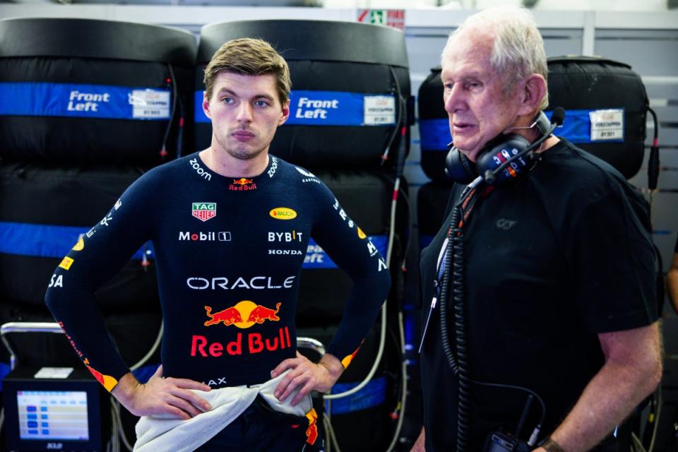 Max Verstappen says he could quit Red Bull if Helmut Marko leaves the team (Getty Images)