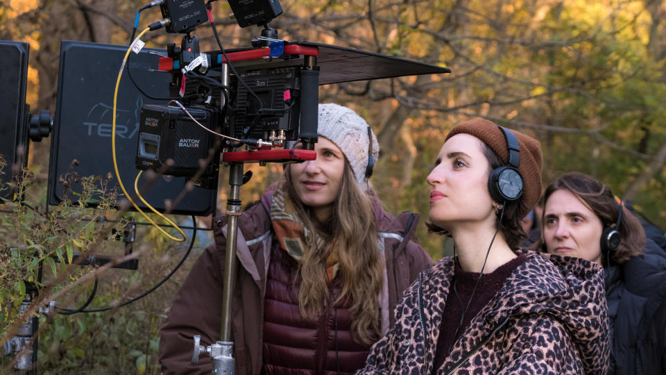 Writer-director Zoe Lister-Jones on the set of 'The Craft: Legacy'. (Credit: Sony)